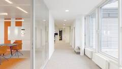 Exklusive Büroflächen in modernem Glas-Neubau in Neuhausen mit LEED-Gold-Zertifizierung