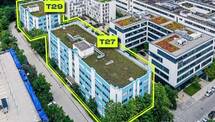 Zwei Solitärgebäude in Milbertshofen