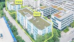 Zwei Solitärgebäude in Milbertshofen