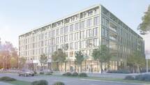 Moderner Neubau, WiredScore und DGNB „Gold“ angestrebt